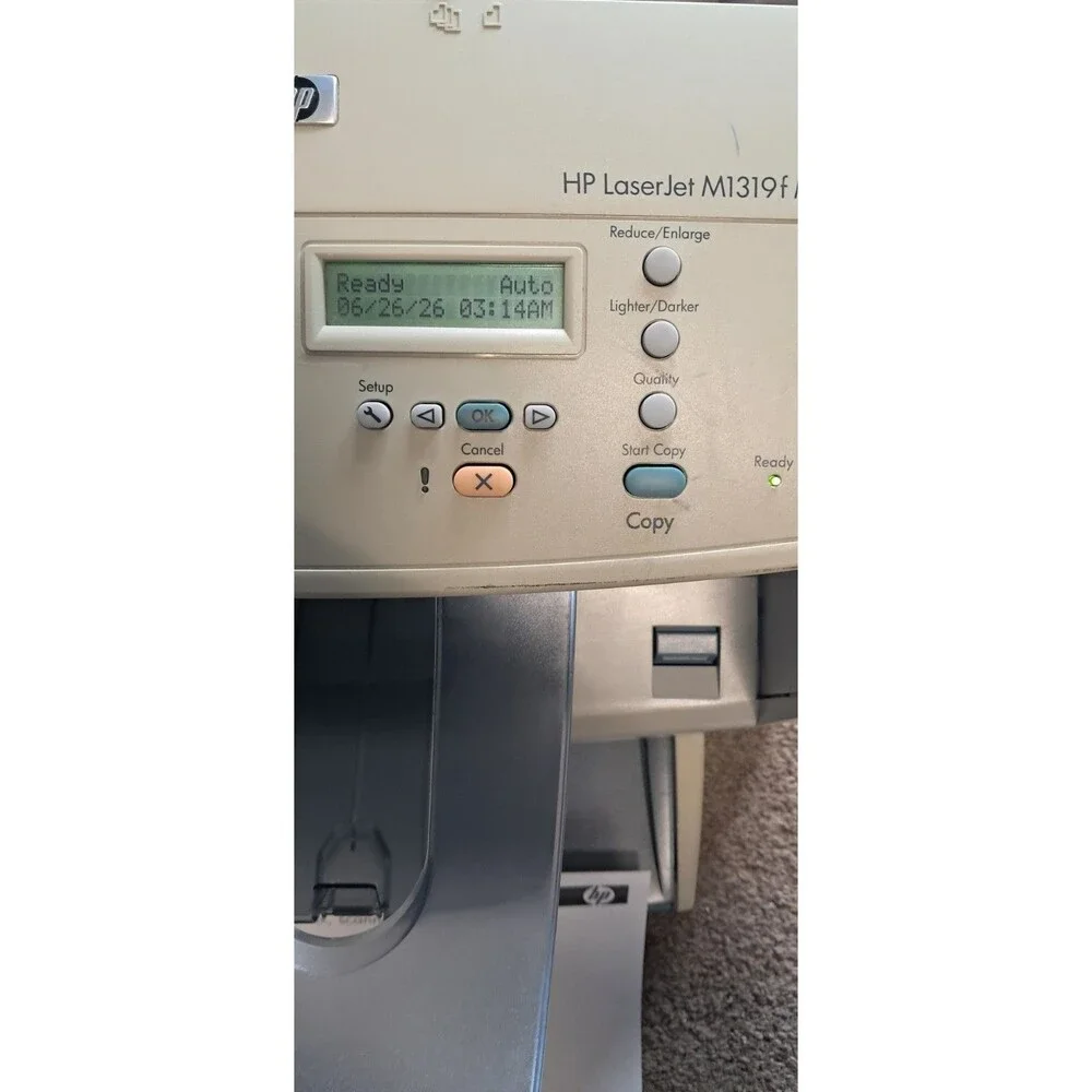 HP LaserJet M1319f MFP Printer Laserjet All-In-One Printer Copier Scanner Fax